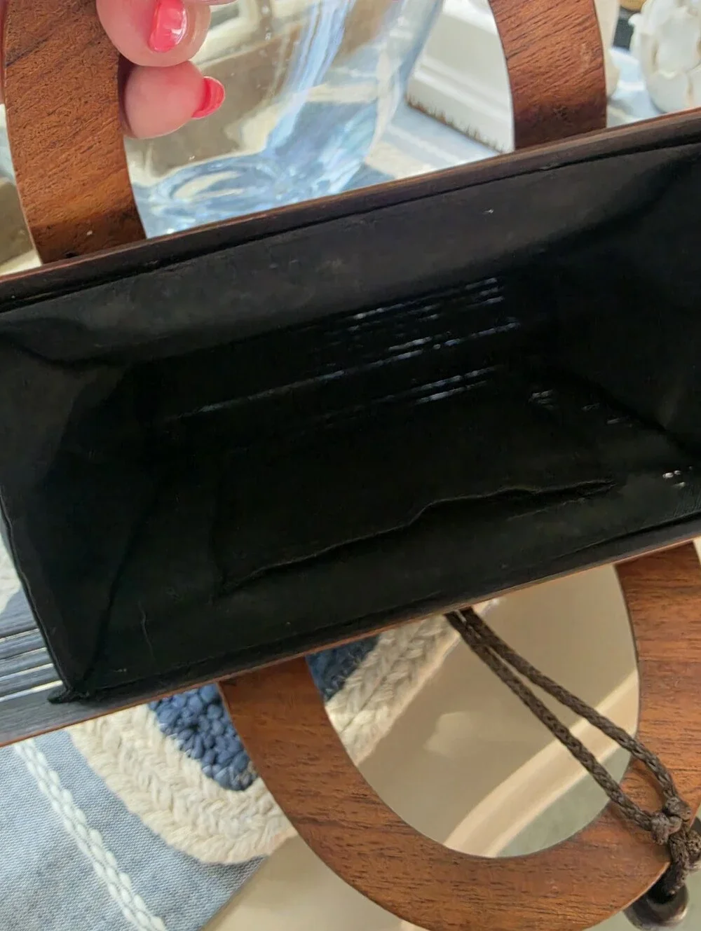 Straw Wood Bag - Picture 5 of 5